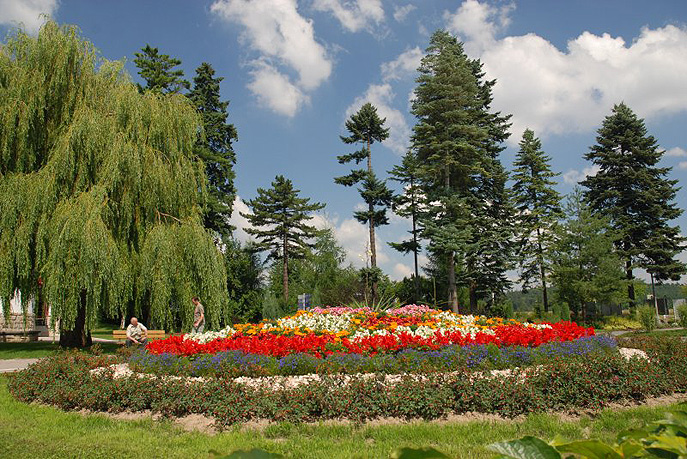 Areál, park